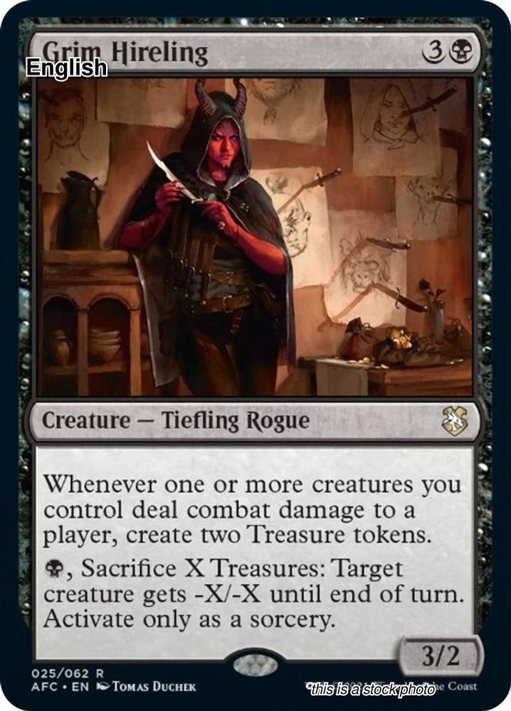 Grim Hireling EN [AFC – 25] – MP TCG MTG