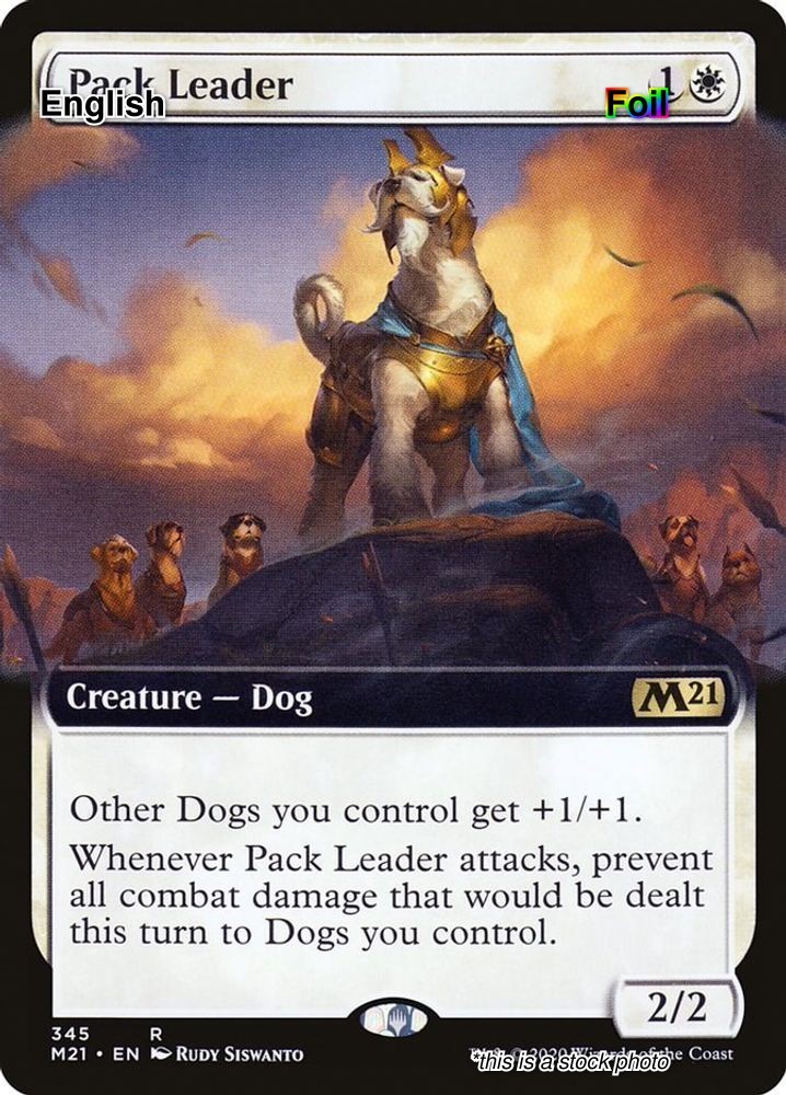 Pack Leader (Extended Art) EN [M21 – 345] – LP [Foil] TCG MTG