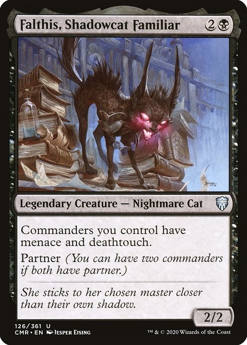 Falthis, Shadowcat Familiar NonFoil Commander Legends 126 NM MTG