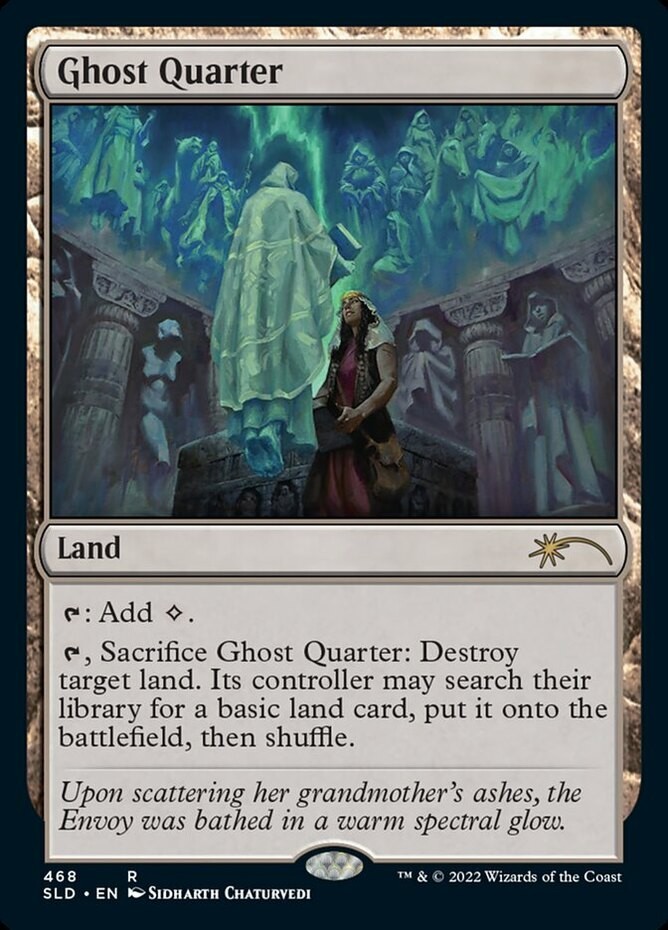 1x Ghost Quarter (468) – Foil NM-Mint, English Secret Lair MTG Magic