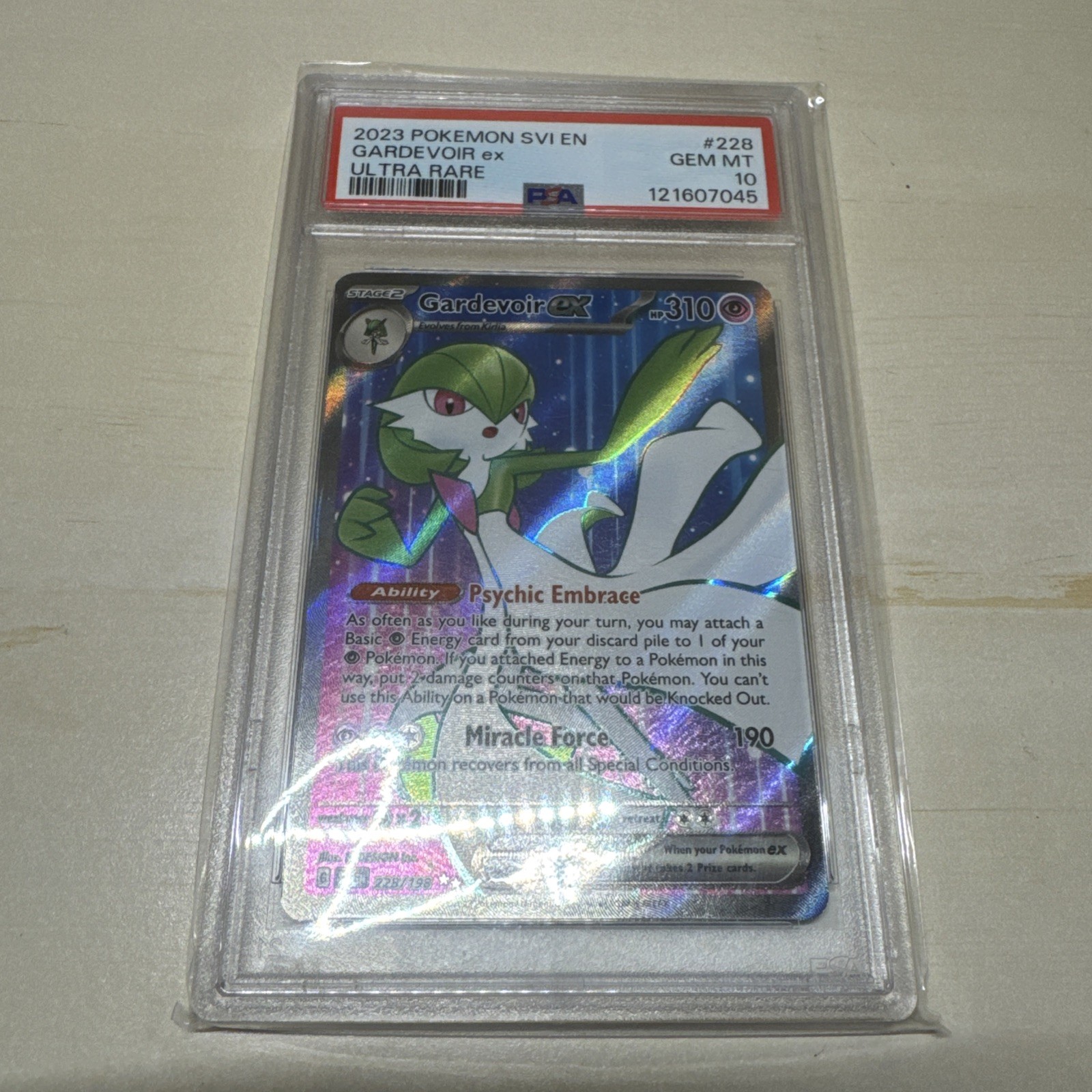 2020 Pokemon Card SWSH FA Gardevoir V 70/73 PSA GEM MT 10