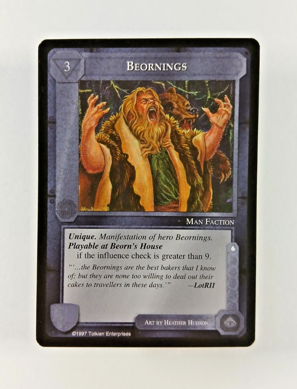 Beornings – Middle Earth CCG card (1997 ICE) MECCG Lidless Eye Resource LotR