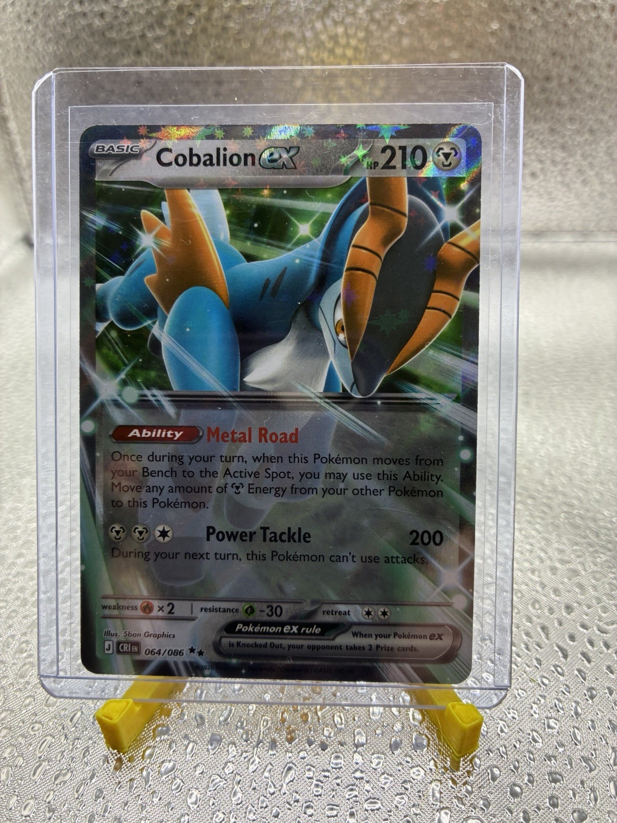 Cobalion ex 064/086 Me04: Chaos Rising Holo