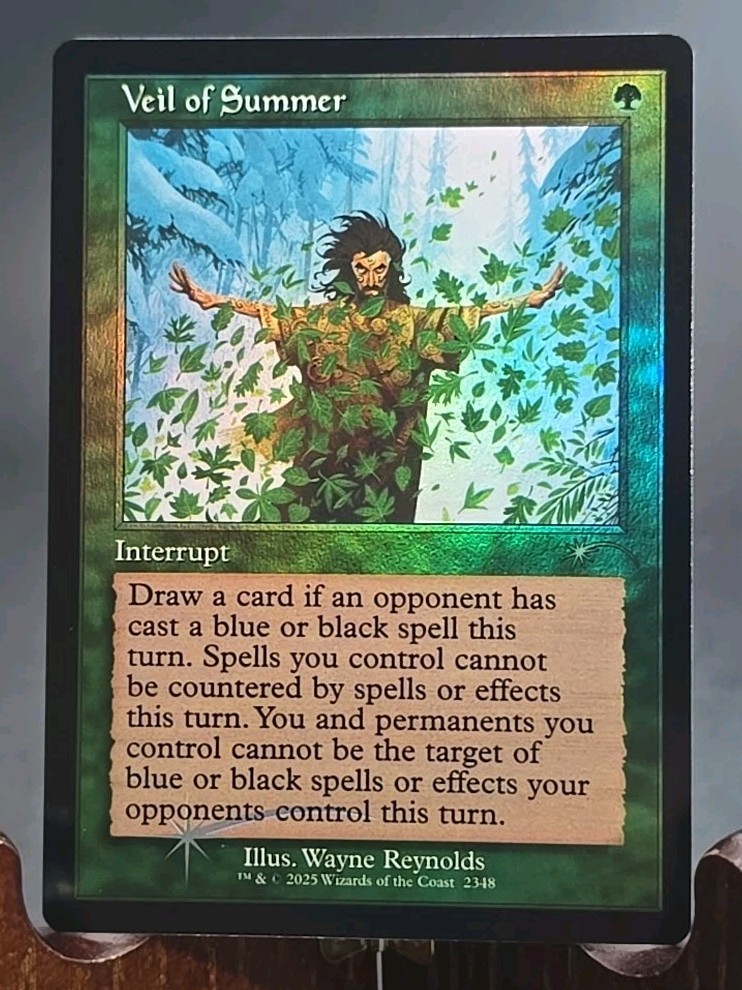 Veil of Summer (2348) Secret Lair Drop MTG Foil Near Mint
