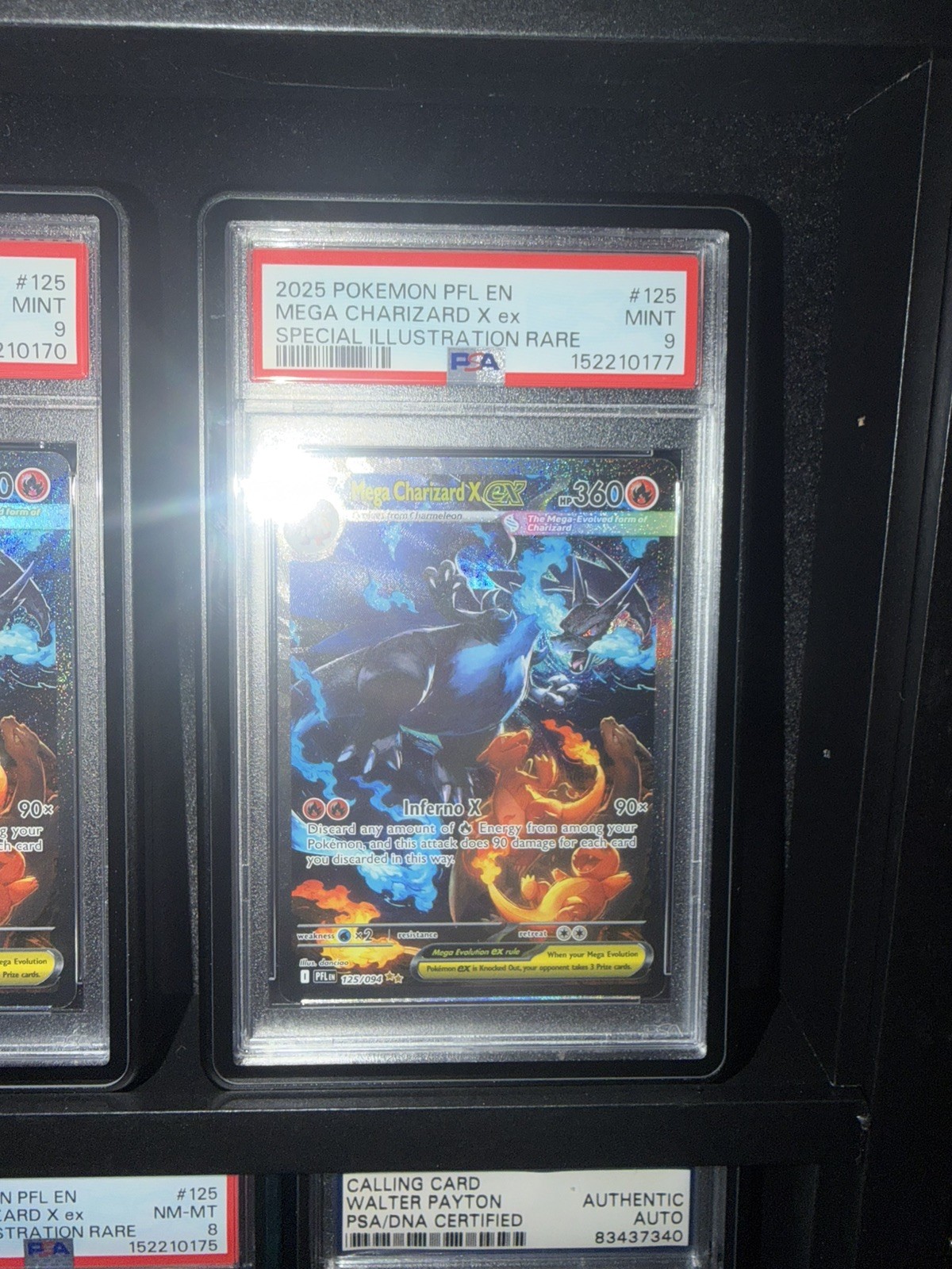 Pokemon Mega Charizard X ex 125/094 SIR Phantasmal Flames English PSA 9