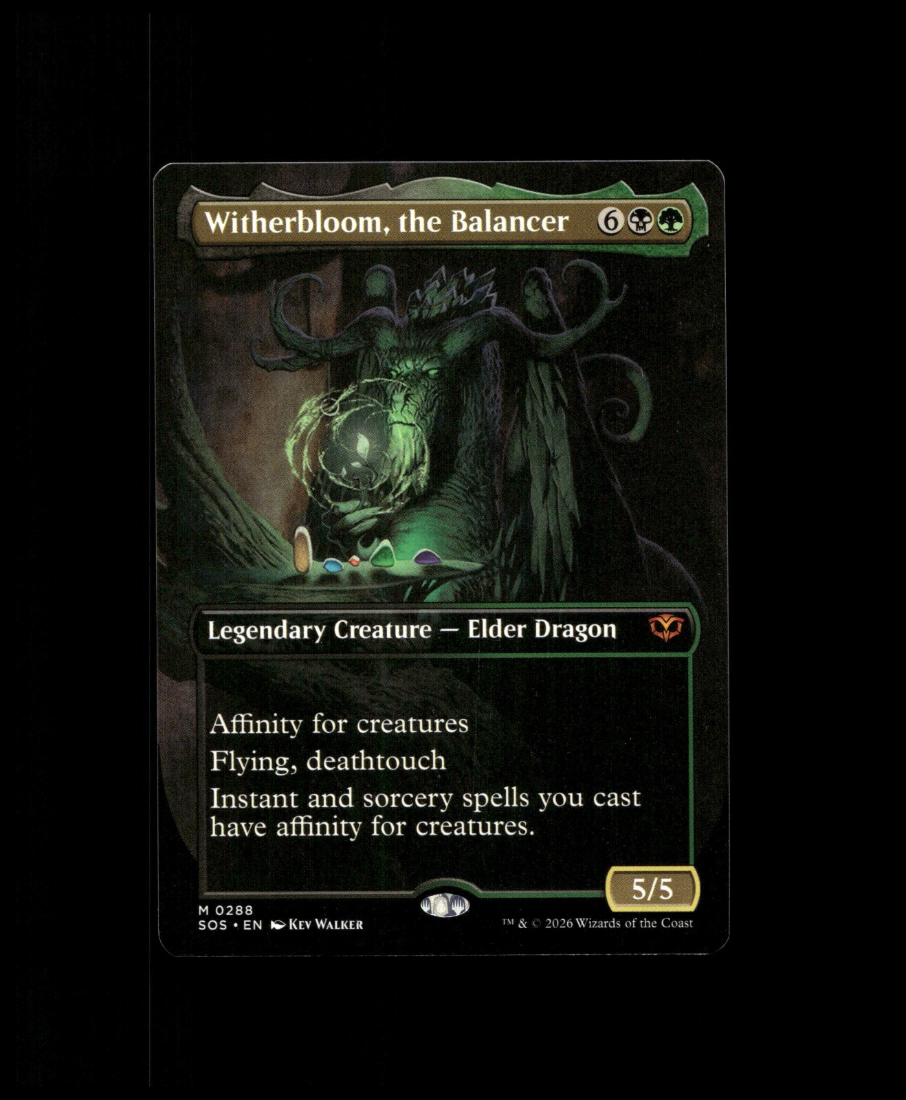 Witherbloom, the Balancer (Borderless) Secrets of Strixhaven Regular