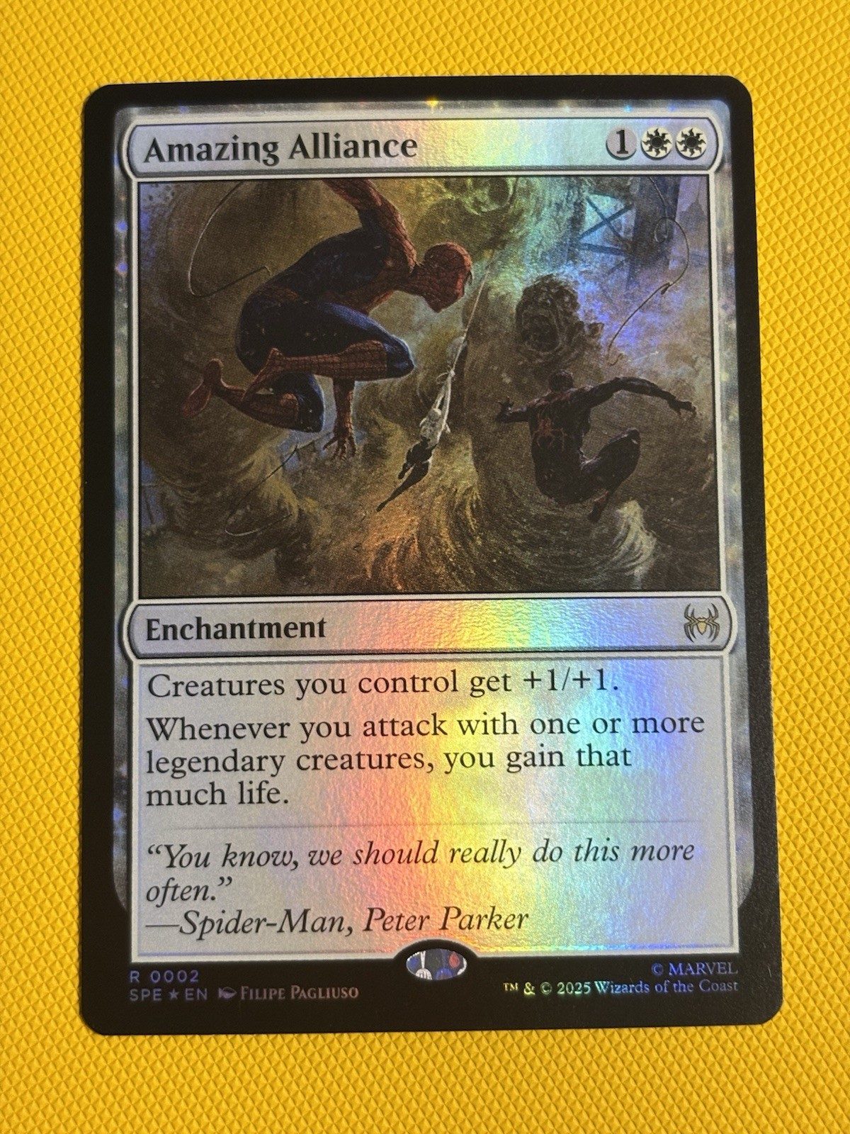 Amazing Alliance Marvel’s Spider-Man: Eternal-Legal Foil