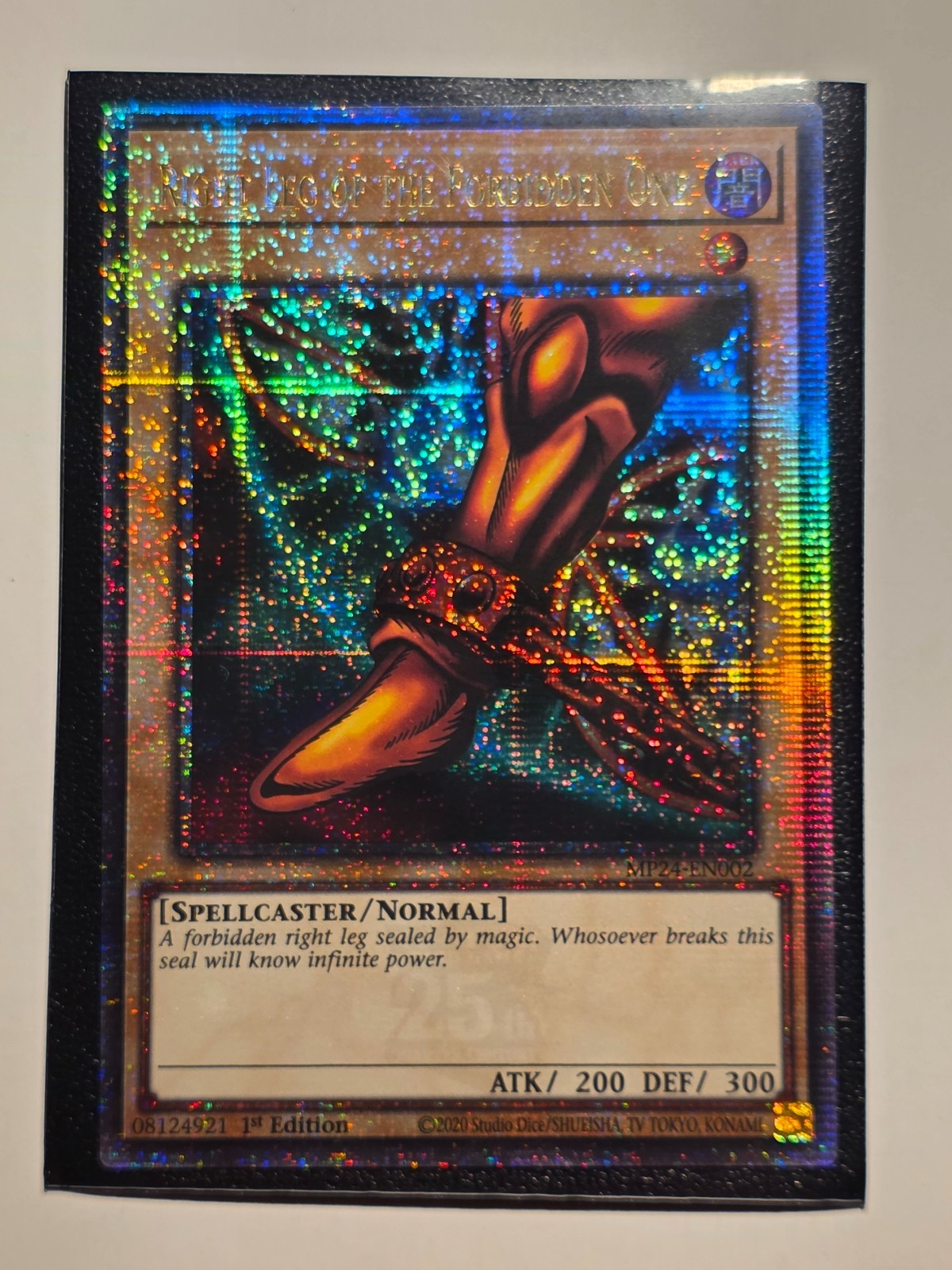 Exodia the Forbidden One●FULL SET●TN23+MP24●Quarter Century Secret Rare●37118