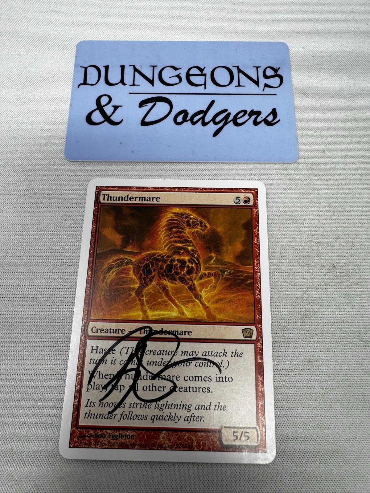 Magic – 9th Edition – Thundermare – Signed Artist Proof – Bob Eggleton