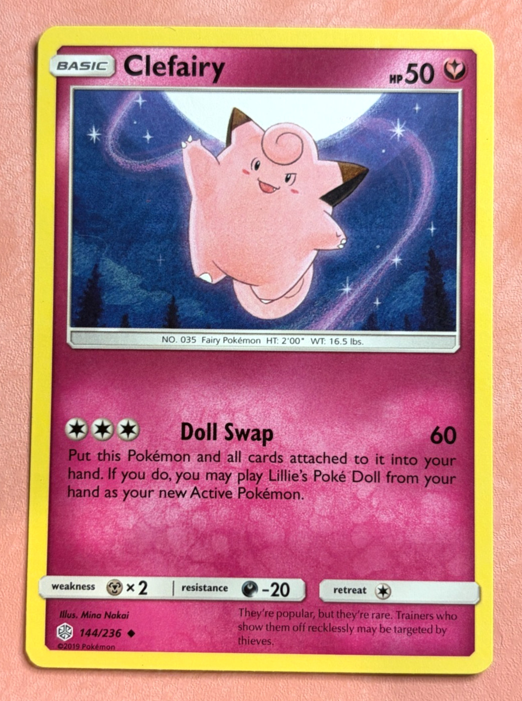 Clefairy (Fairy) ~Cute Pokemon Cards~ Pretty in Pink & Pastel Gallery