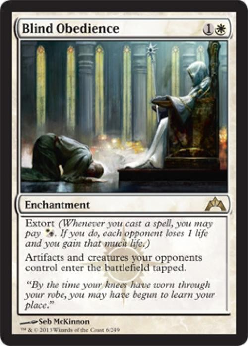 Blind Obedience – Heavy Play MTG Gatecrash