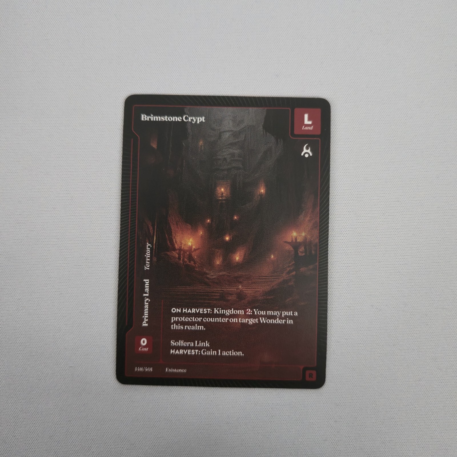 Wonders of the First 2025 -PAPER RARE- Brimstone Crypt 148/401 TC
