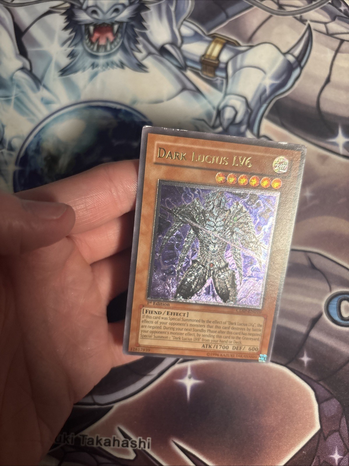 (UTR) Yugioh Dark Lucius LV6 CDIP-EN010 Ultimate Rare 1st Ed LP