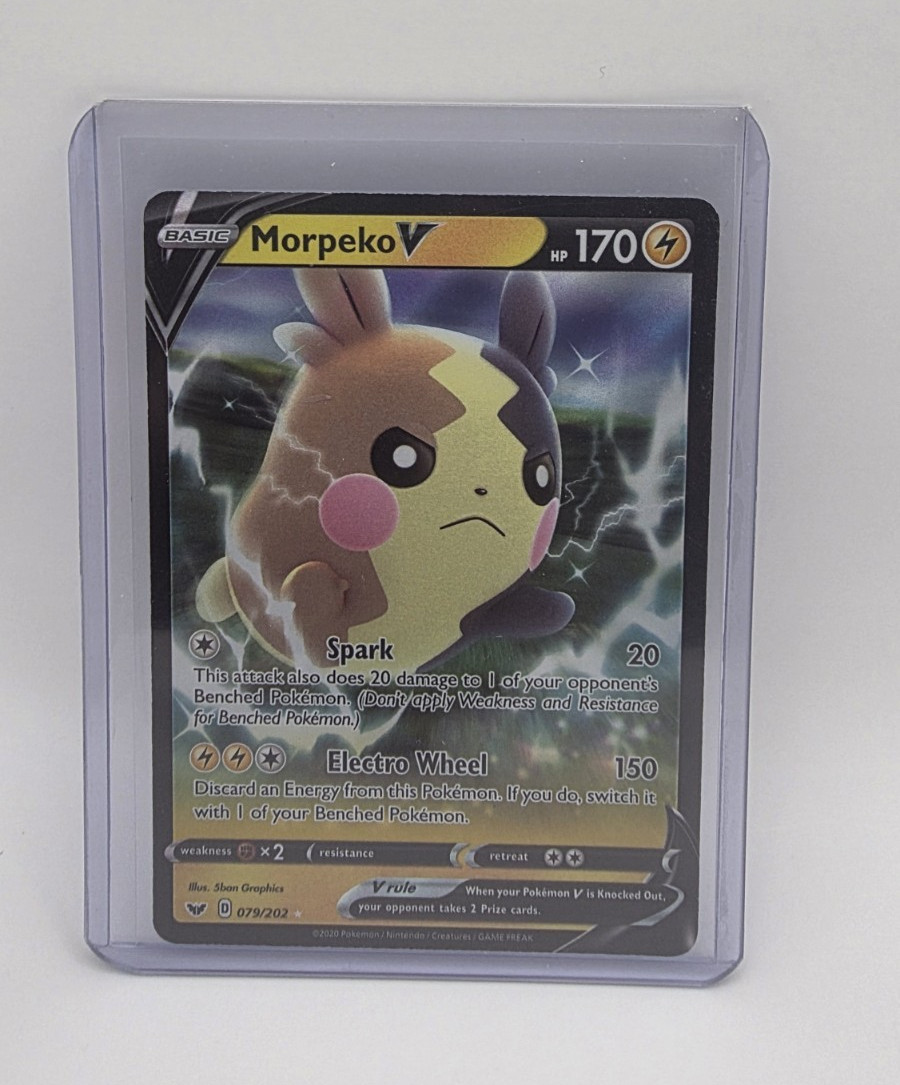 Morpeko V 079/202 Swsh01 Sword & Shield Ultra Rare Holo ENG