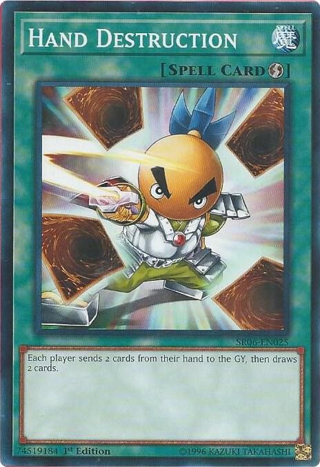 Yugioh Hand Destruction 1st Edition Common SR06-EN025 NM
