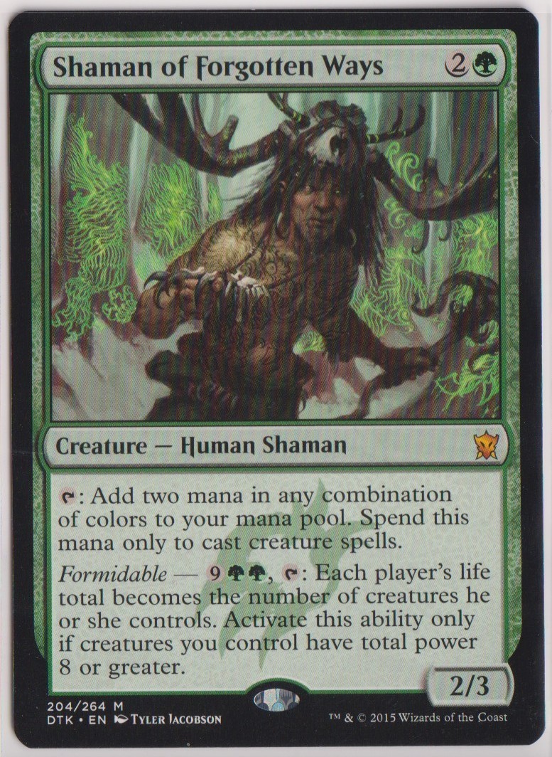 Mtg Shaman of Forgotten Ways Dragons of Tarkir Regular