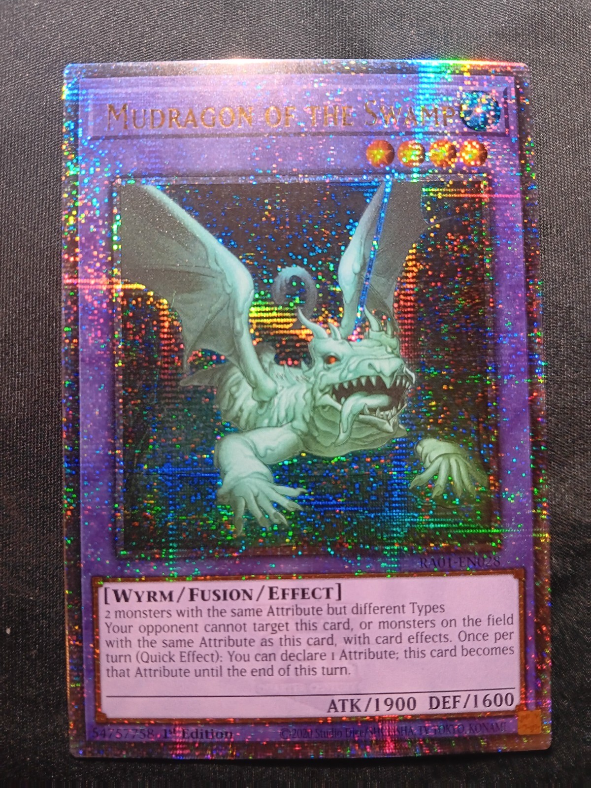 Mudragon of the Swamp RA01-EN028 (Quarter Century Secret Rare) Near Mint