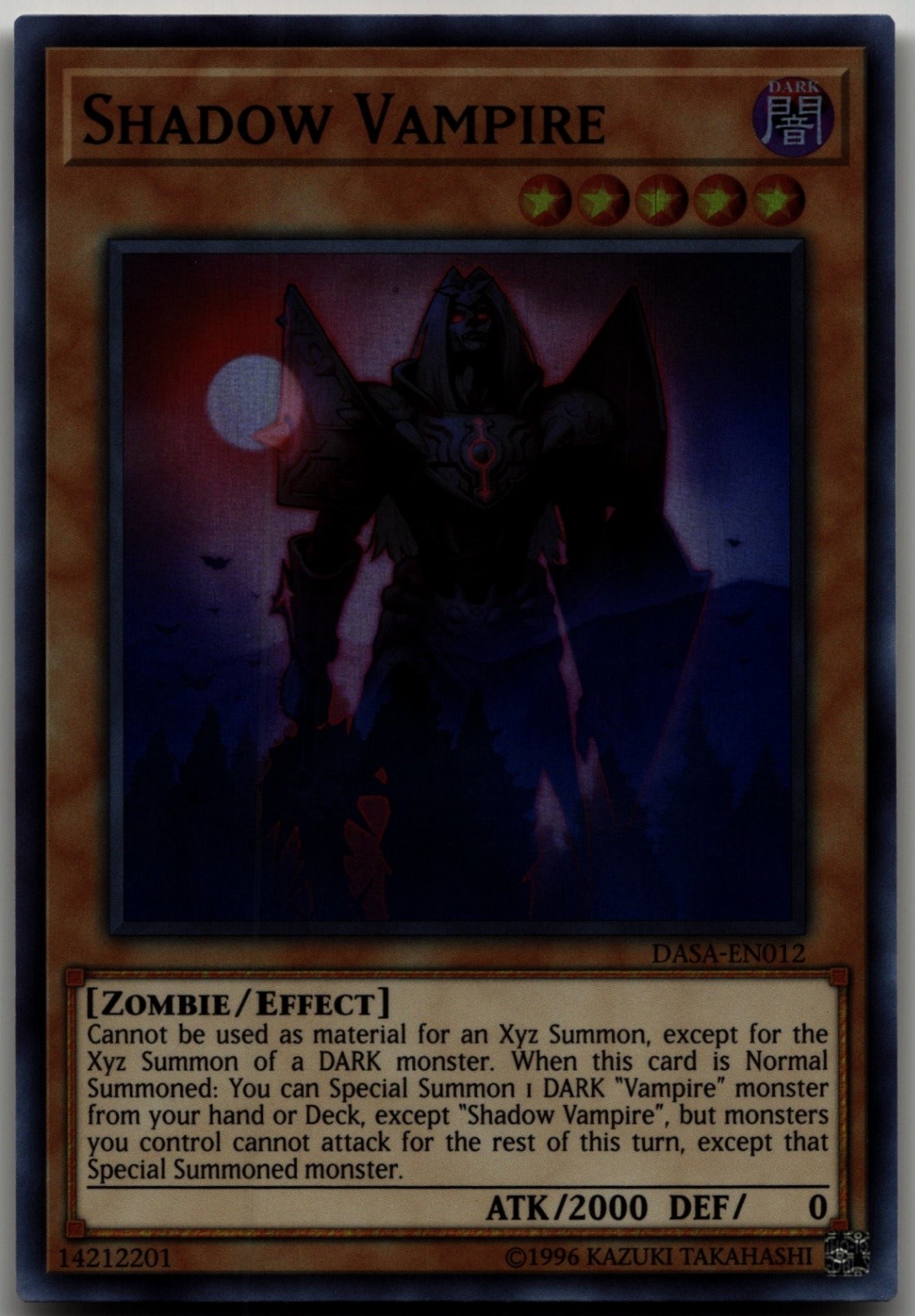 Shadow Vampire Super Rare Dark Saviors DASA-EN012 LP