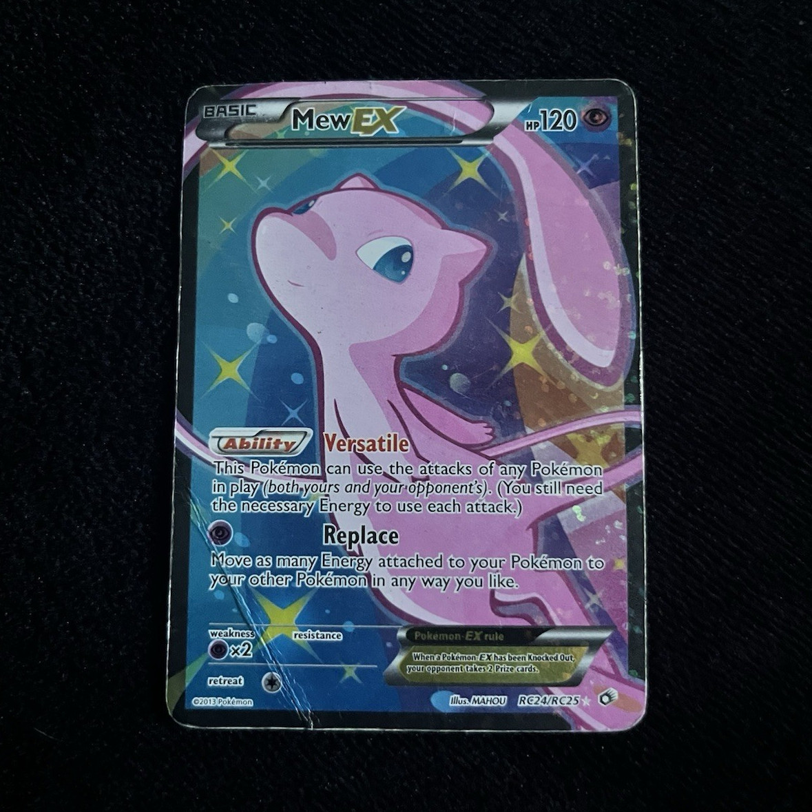 The Pokémon Company Mew EX Full Art Holo RC24/RC25 Radiant Collection 2013