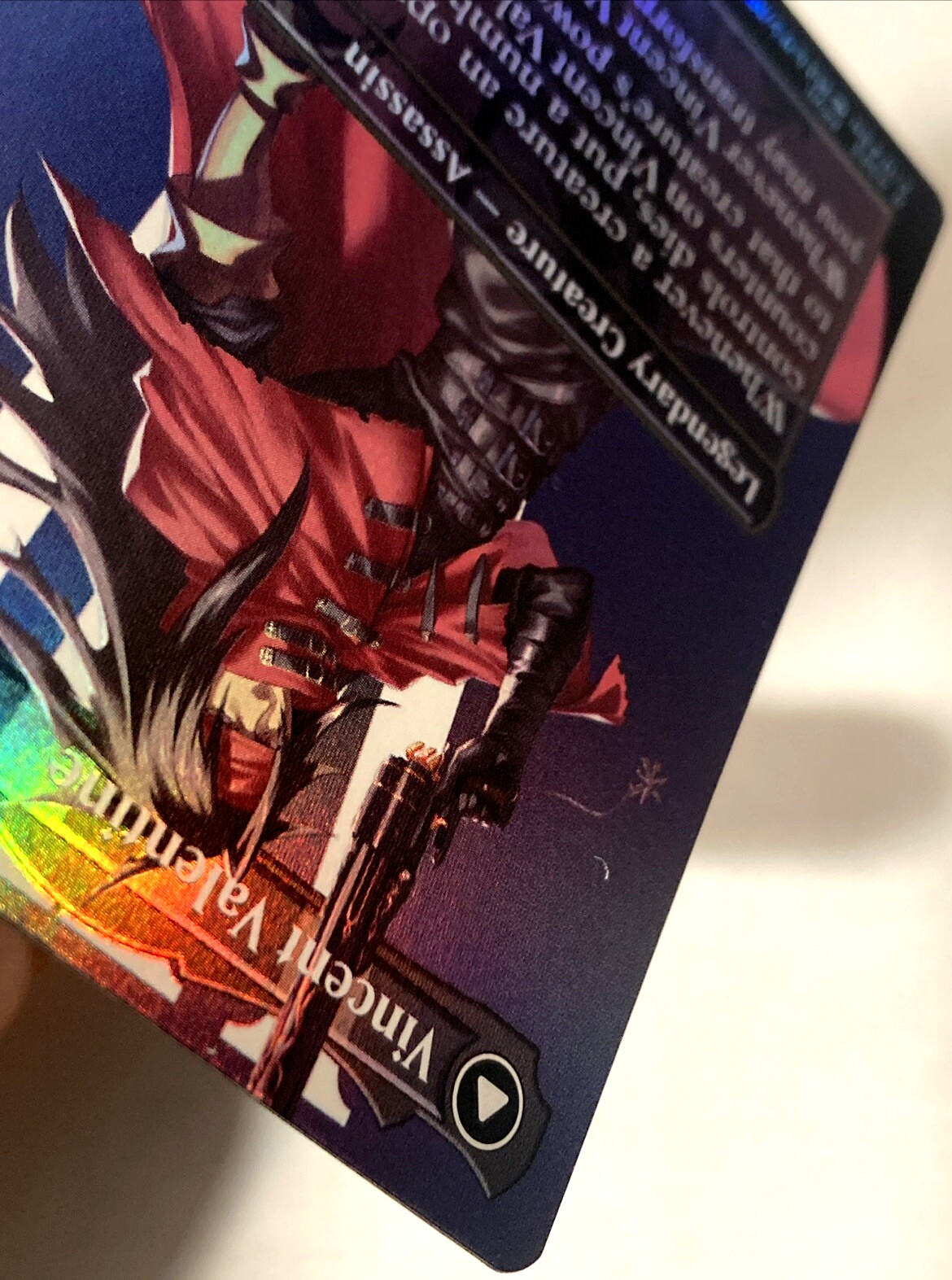 MTG Vincent Valentine (Borderless Foil) Final Fantasy 0383 FVII NM