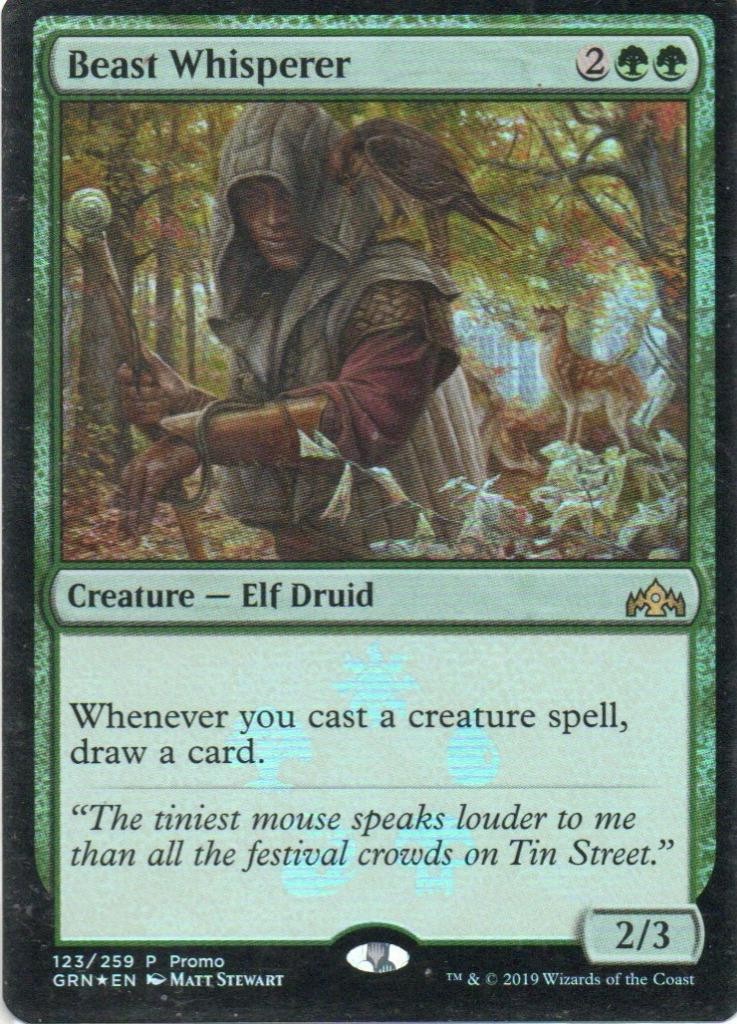 MTG: Media Promos: Foil Beast Whisperer: Lightly Played Condition