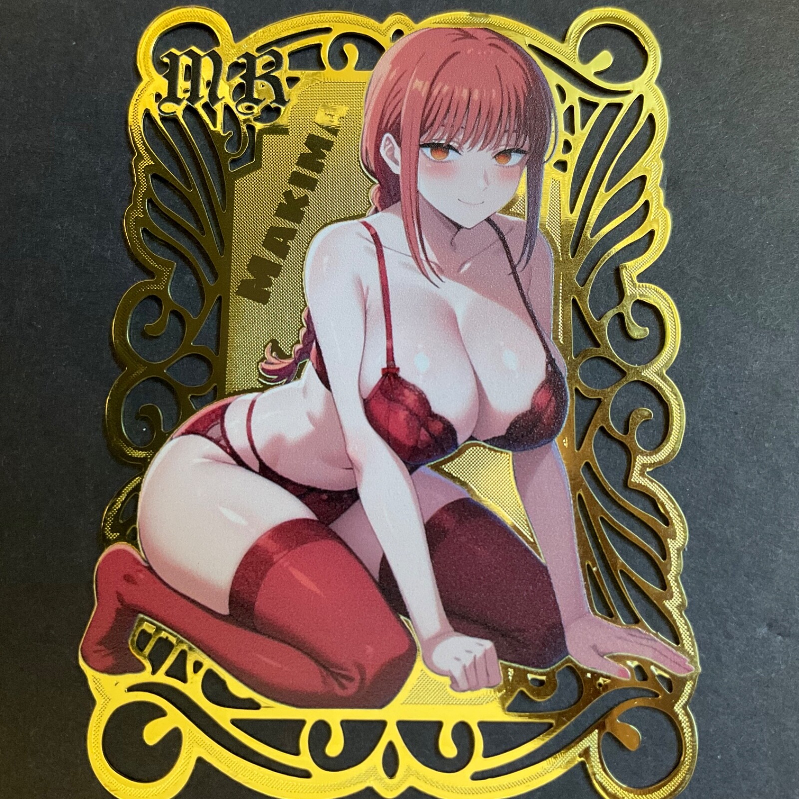 Goddess Story Gold METAL Card – Maiden Party – Serial Number #/100! Makima Chain