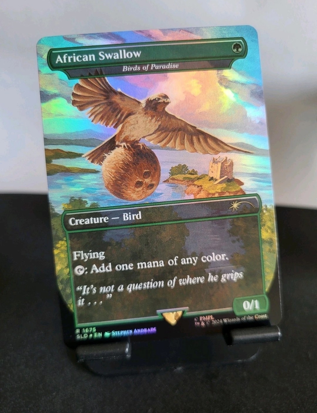 Birds of Paradise As African Swallow Foil Secret L’air NM ENG MTG