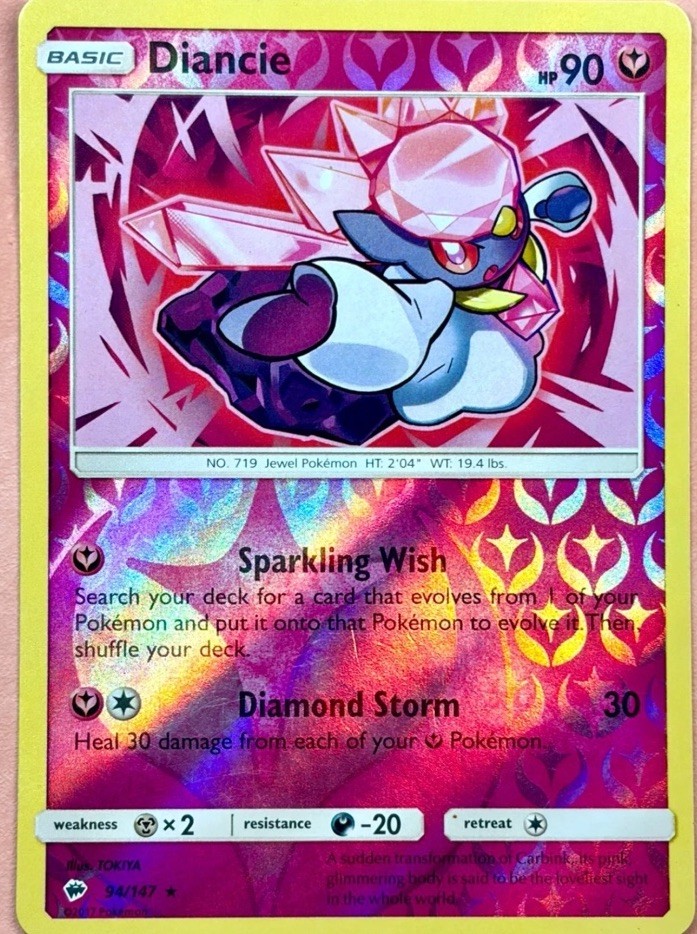 Diancie~Fairy~ Cute Pink Pokemon Cards~ Pretty in Pink Gallery~ Cute Pokemon