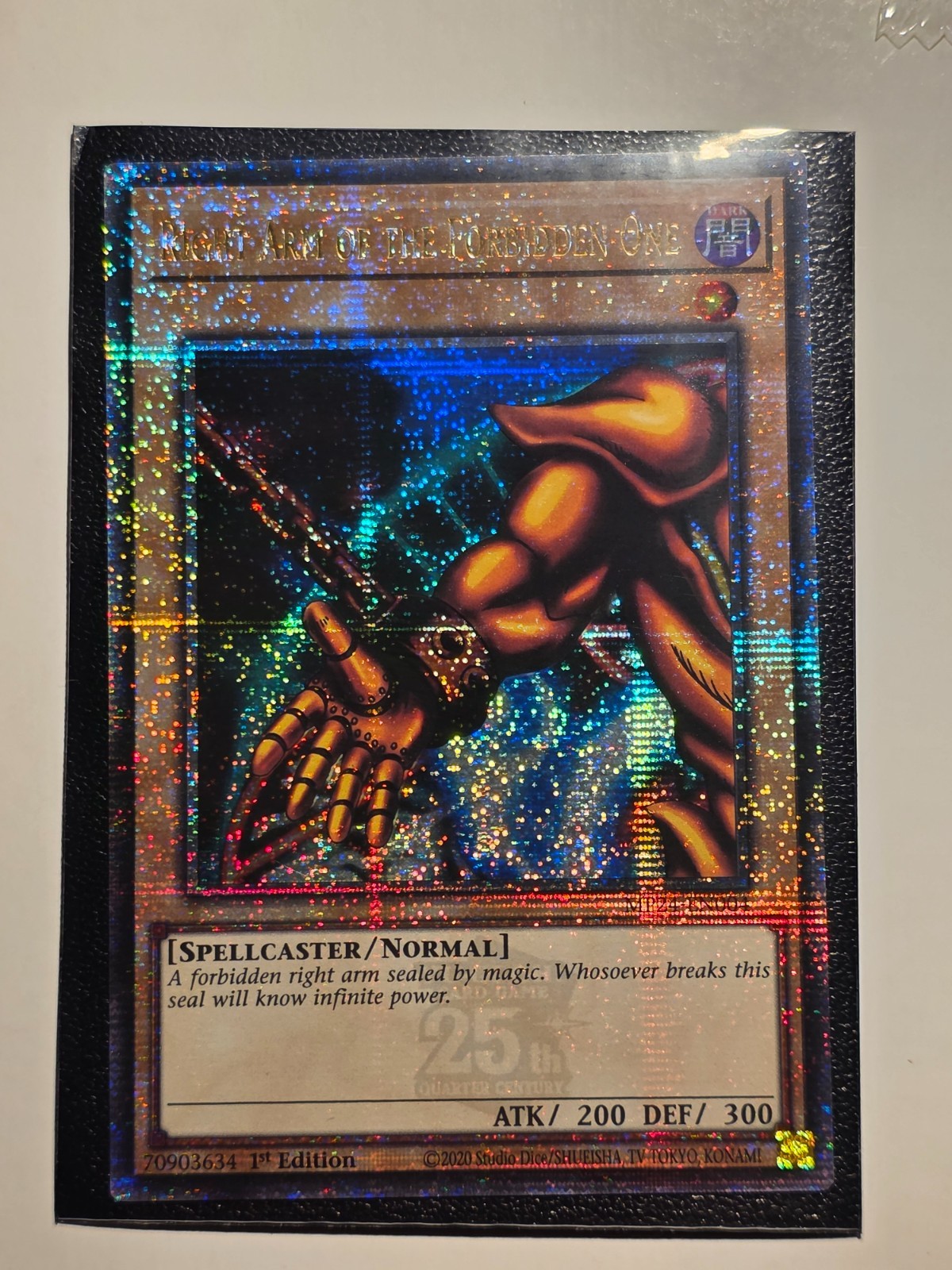 Exodia the Forbidden One●FULL SET●TN23+MP24●Quarter Century Secret Rare●37118