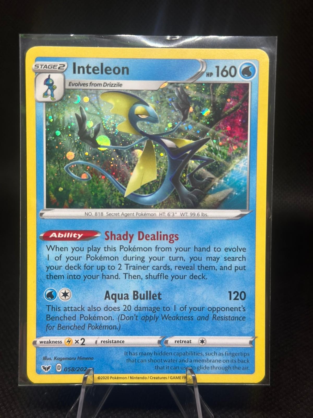 2018 Inteleon (Cosmos Holo) 058/202 Promo