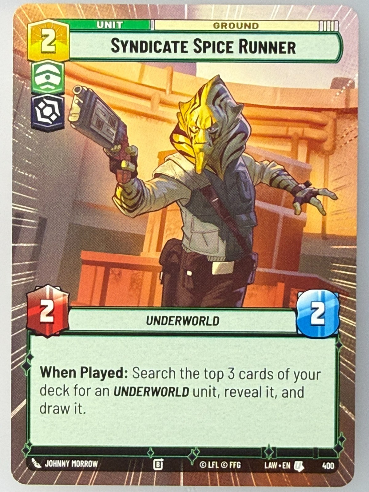 Star Wars Unlimited – Syndicate Spice Runner Hyperspace 400