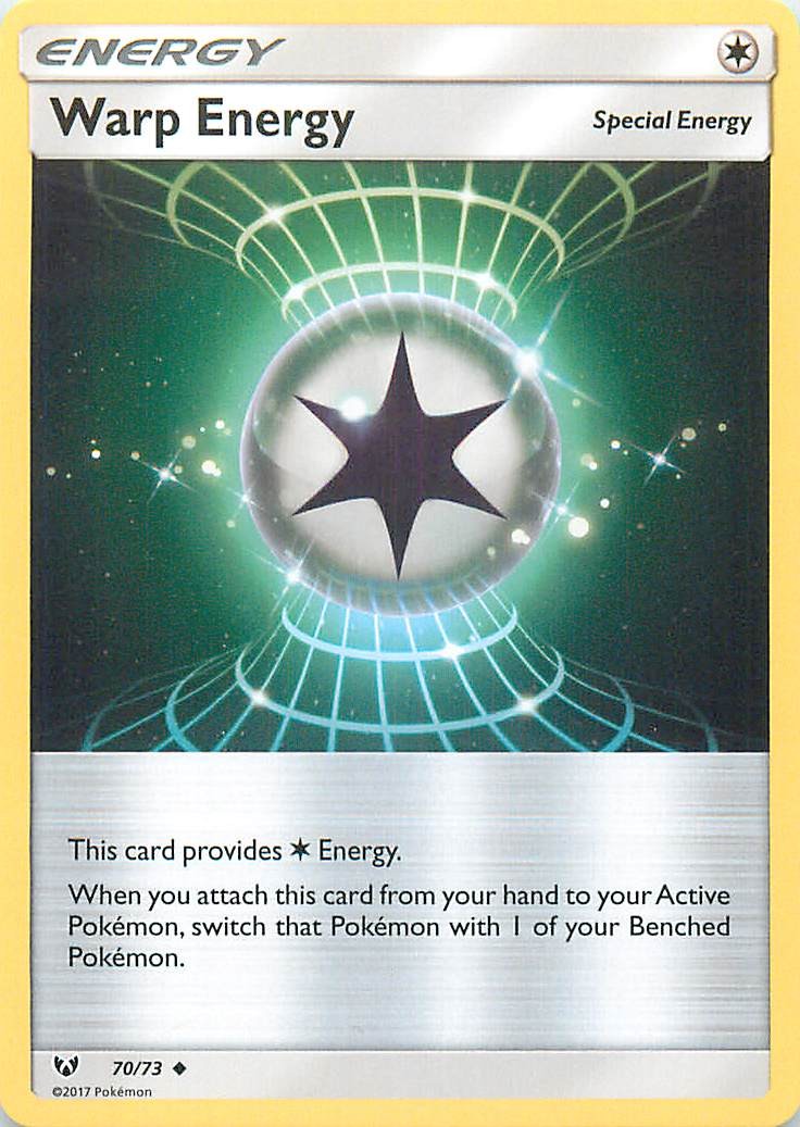 Warp Energy Energy Uncommon Shining Legends 70/73 NM