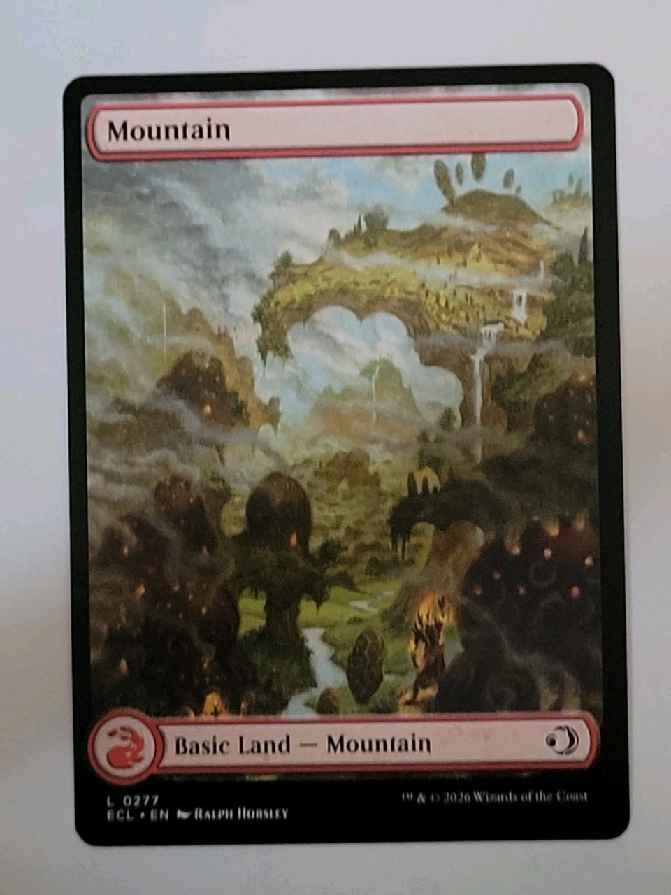 MTG – Lorwyn Eclipsed: Mountain (0277) – Land – Near Mint