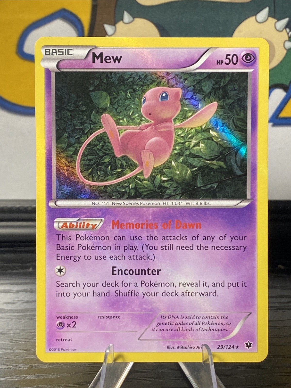 Pokémon TCG Mew 29/124 Fates Collide (2016) Holo Rare