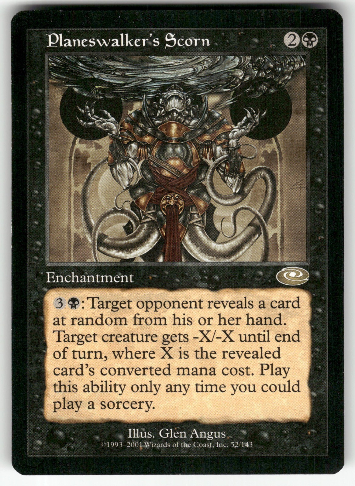 Planeswalker’s Scorn 52 Rare Planeshift Magic: The Gathering Near Mint