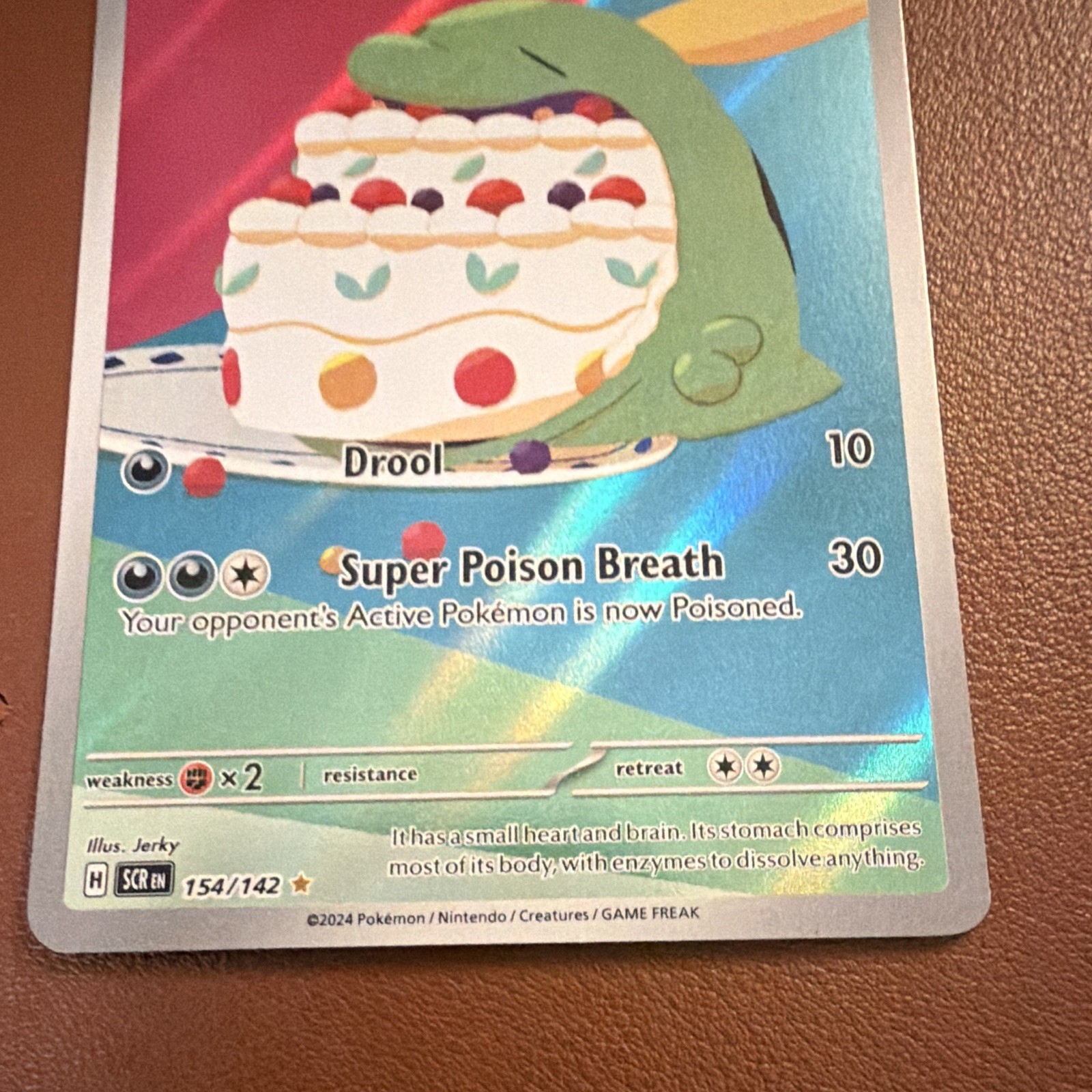 The Pokémon Company Gulpin 154/142 Stellar Crown IR Holo Eng