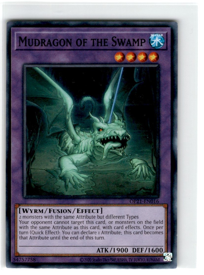 Yu-Gi-Oh! Mudragon of The Swamp Unlimited OP21-EN016 Lightly Played Common