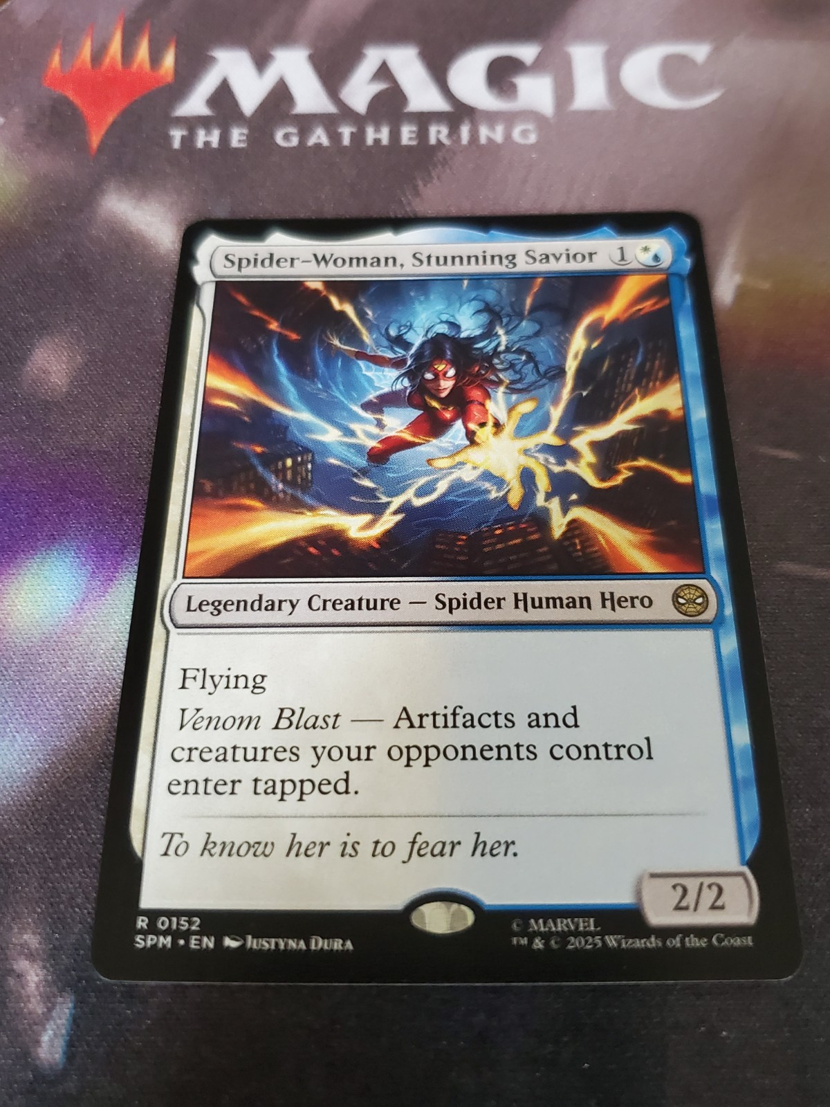Mtg. Spider-Woman, Stunning Savior. Marvel’s Spider-Man. Pack Fresh
