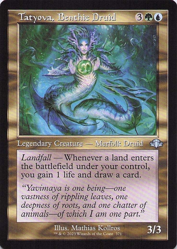 Tatyova, Benthic Druid (Retro Frame) Dominaria Remastered Regular