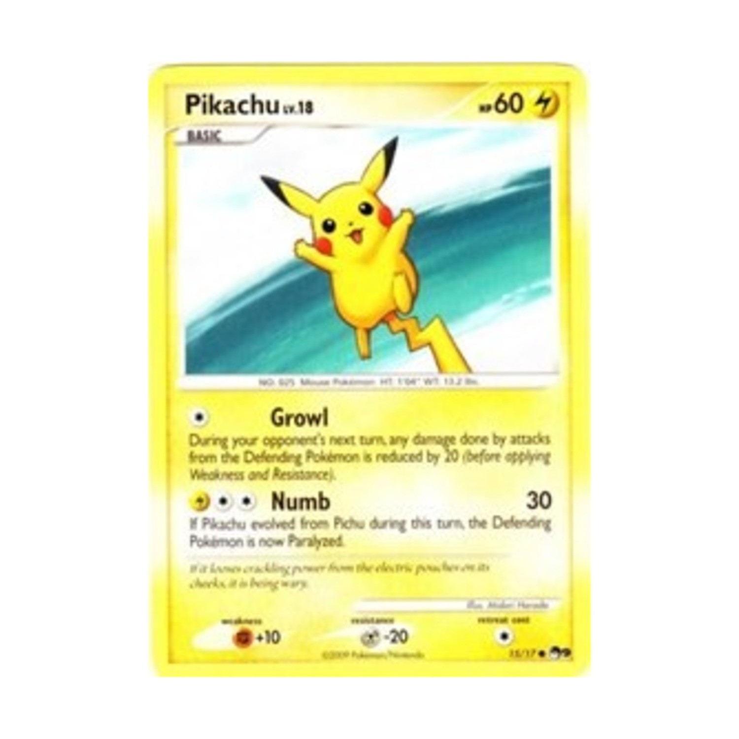 Pokemon Pokemon POP Series 9 Pikachu (C) #15 Fair-