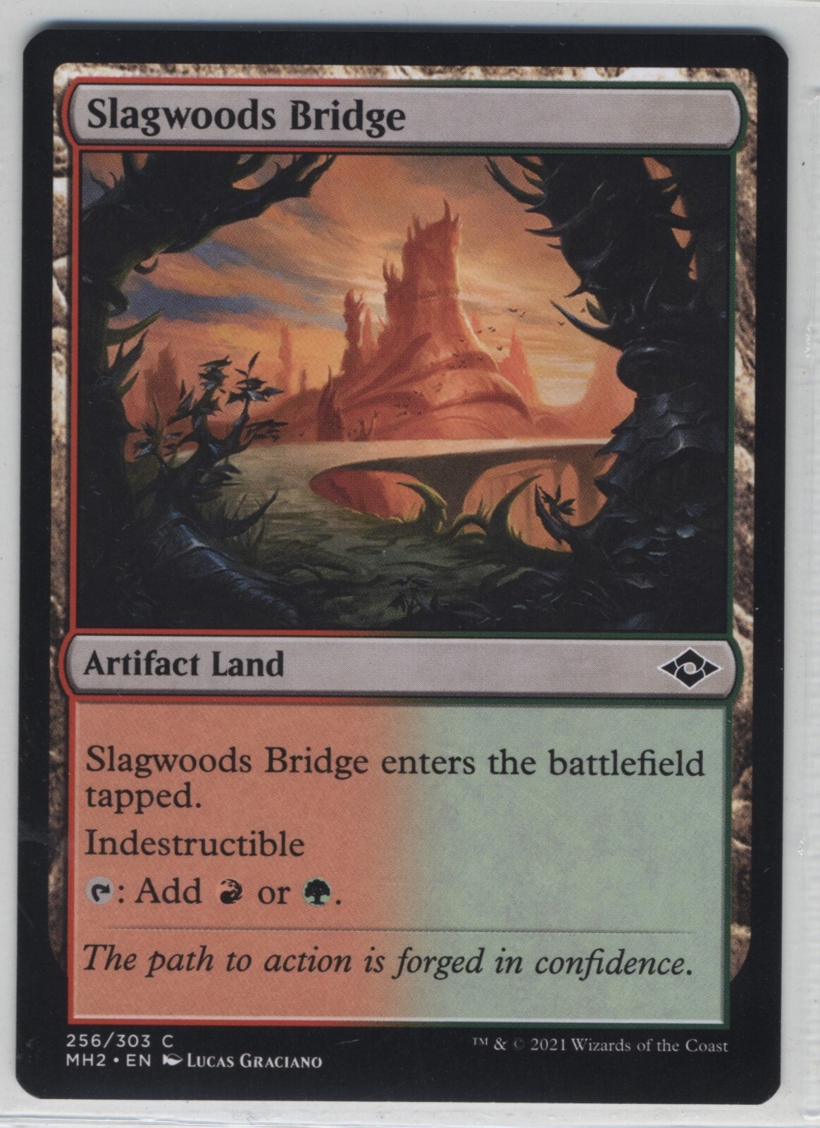 Magic the Gathering Slagwoods Bridge Modern Horizons 2 x1 MTG Free Shipping!