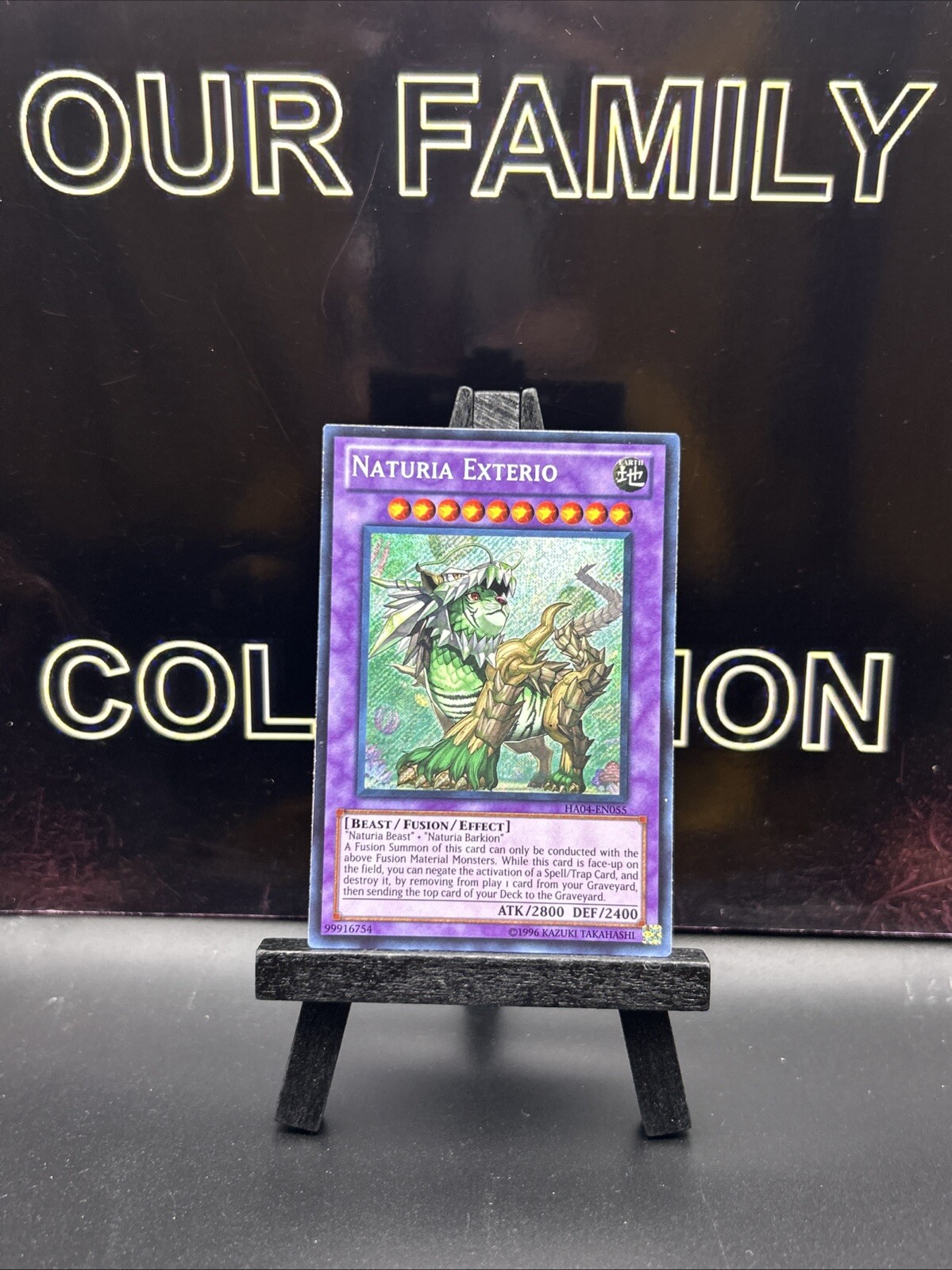 Naturia Exterio HA04-EN055 Secret Rare Unlimited NM/HOLO