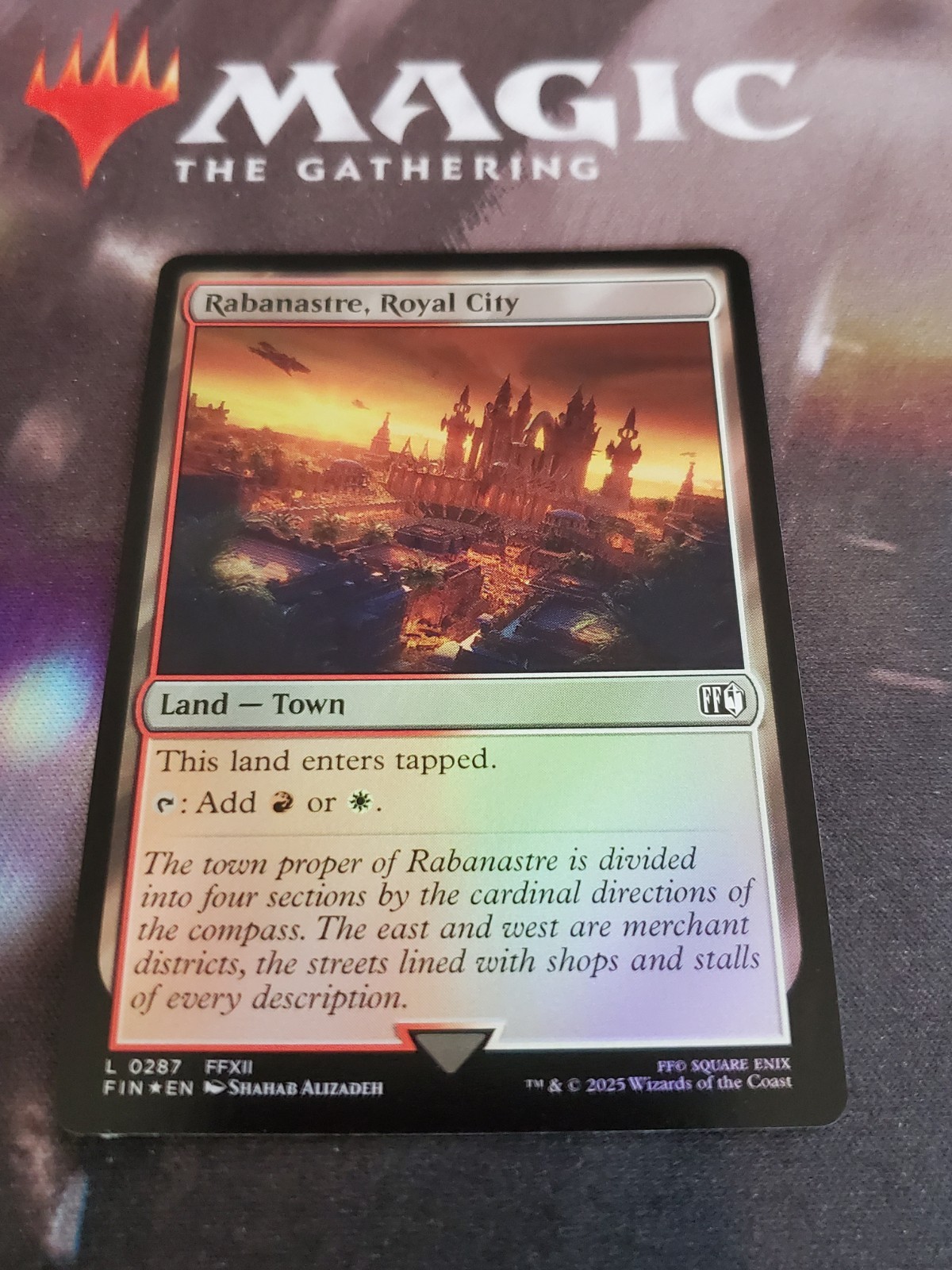 Mtg. 4x Rabanastre, Royal City. Foil. Final Fantasy. Pack Fresh