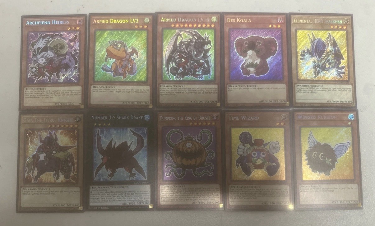 Maze of Muertos Chibi Art Complete Set All 10 Secret Rares MZMU 1st Ed YuGiOh
