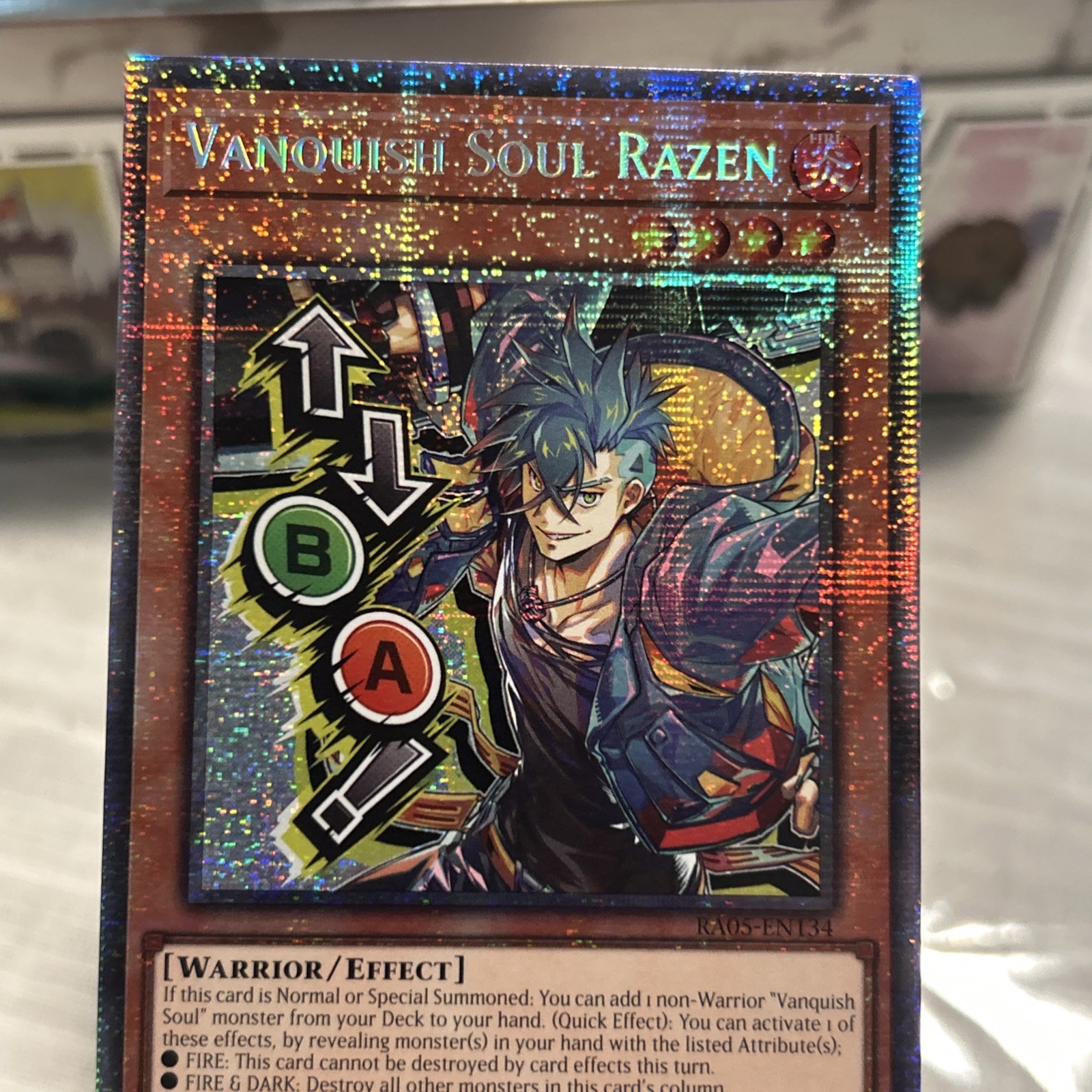 Vanquish Soul Razen RA05 Starlight Rare 1st Edition NM