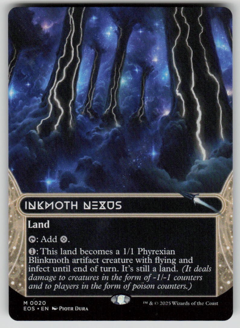 Inkmoth Nexus (0020) (Borderless) Edge of Eternities: Stellar Sights 20 MTG NM