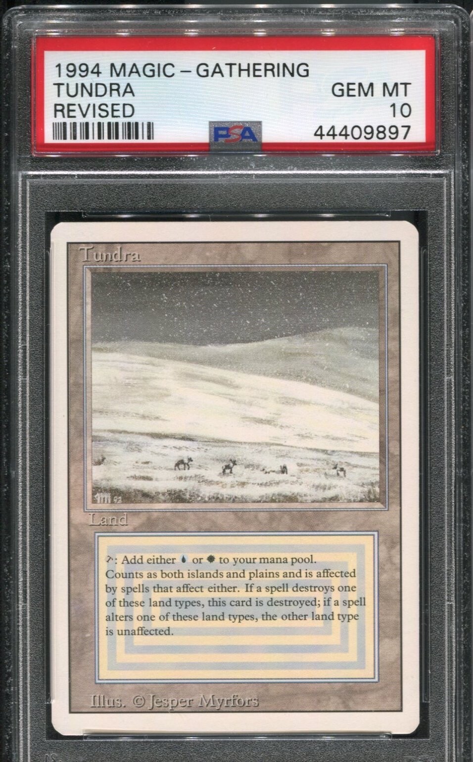 Tundra Revised Edition PSA 10 BGS 9.5 MTG Magic the Gathering