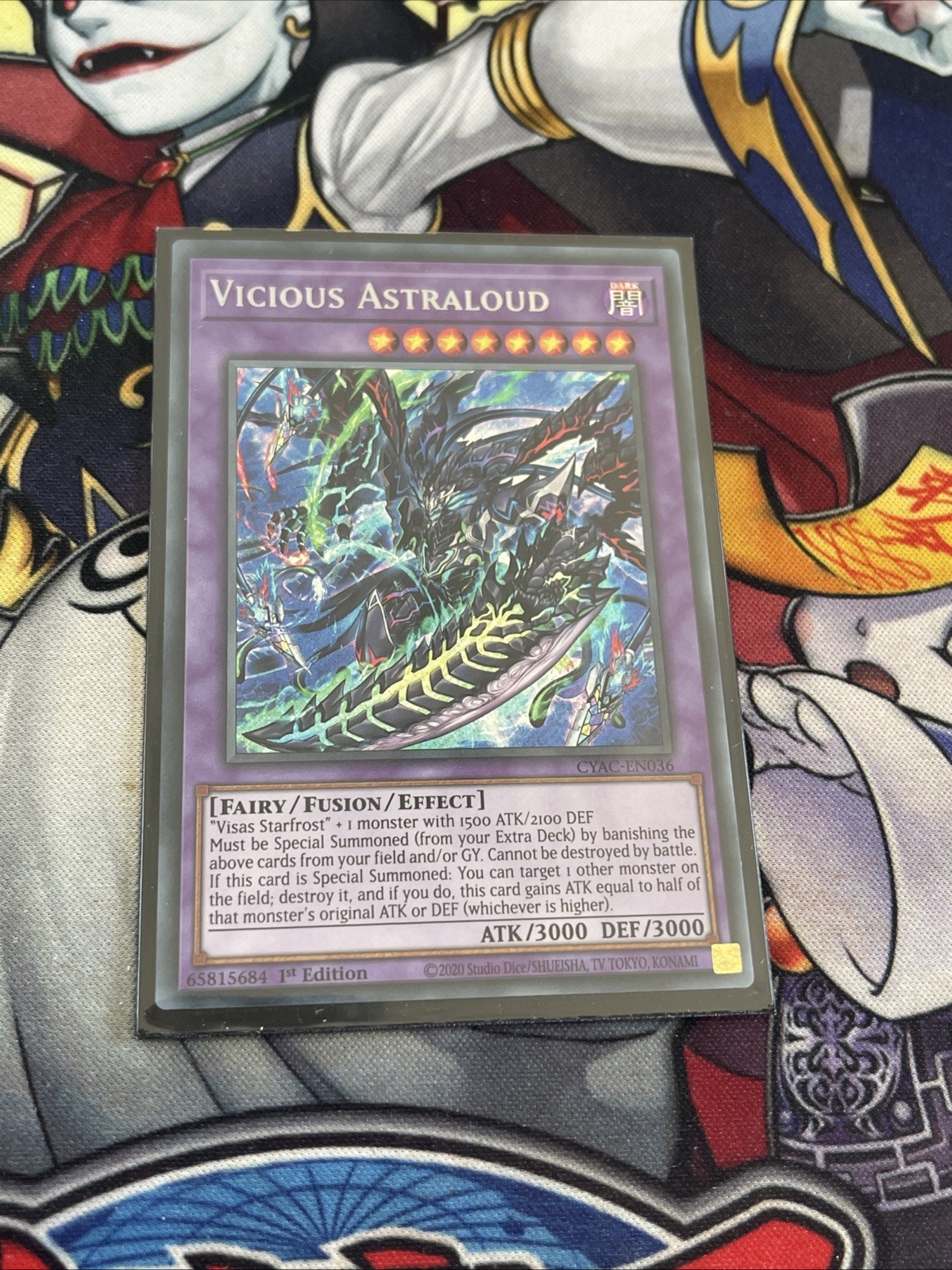 Yu Gi Oh! Fierce Astraloud CYAC-FR036 Secret Rare New 1st English