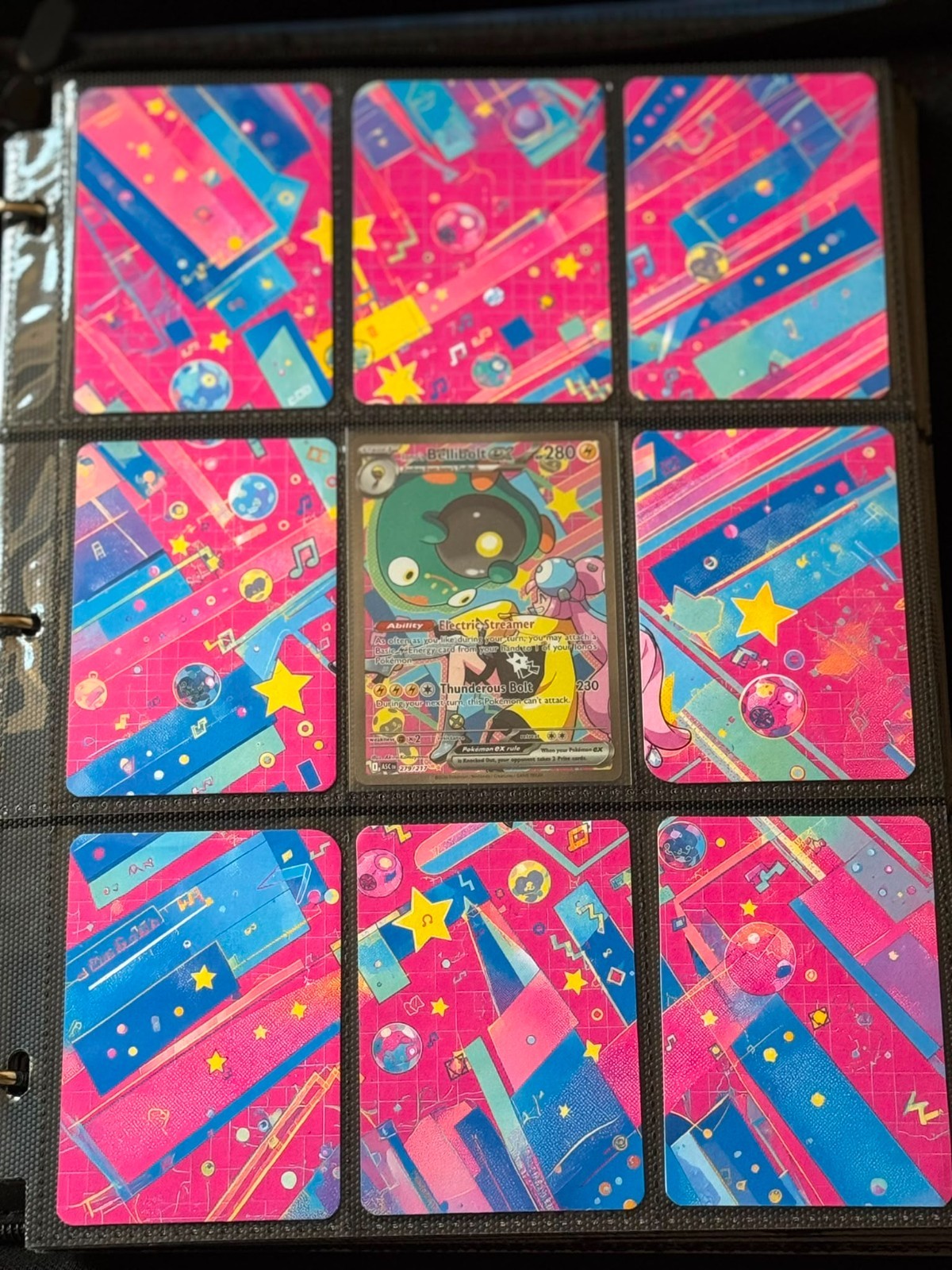 Pokémon Bellibolt 279/217 Extended Art Binder Insert
