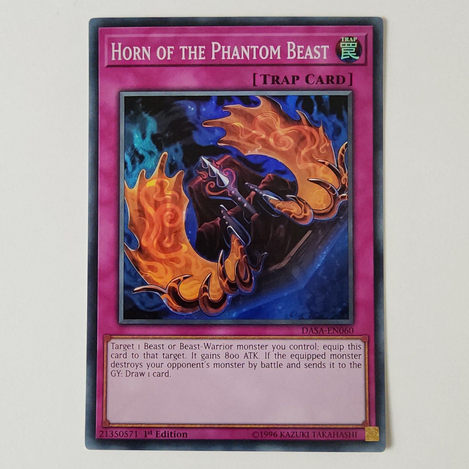 Horn of the Phantom Beast – DASA-EN060 – NM – Super Rare – 1st ed – Yugioh